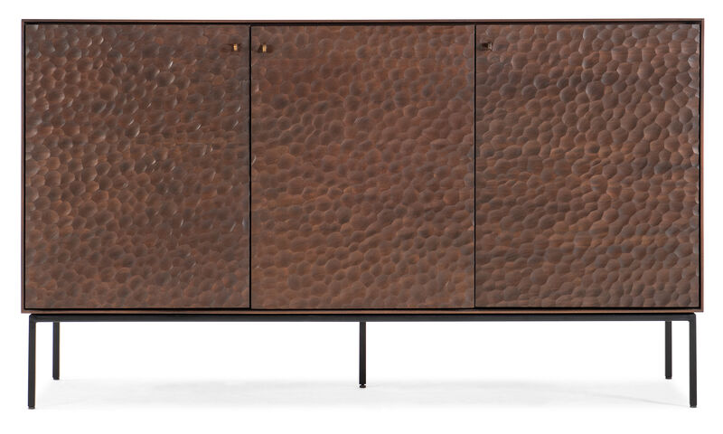 Arun 3 Door Carved Sideboard