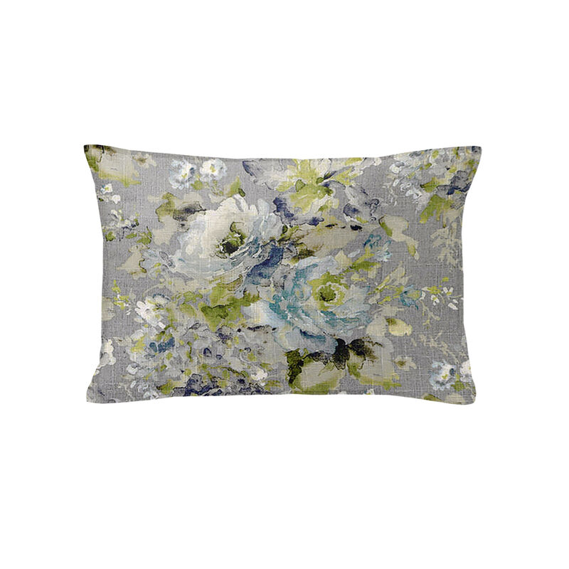 6ix Tailors Fine Linens Athena Linen Heather Gray Decorative Throw Pillows