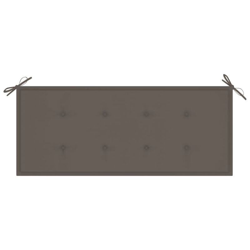 vidaXL Garden Bench Cushion Taupe 47.2"x19.7"x1.6"