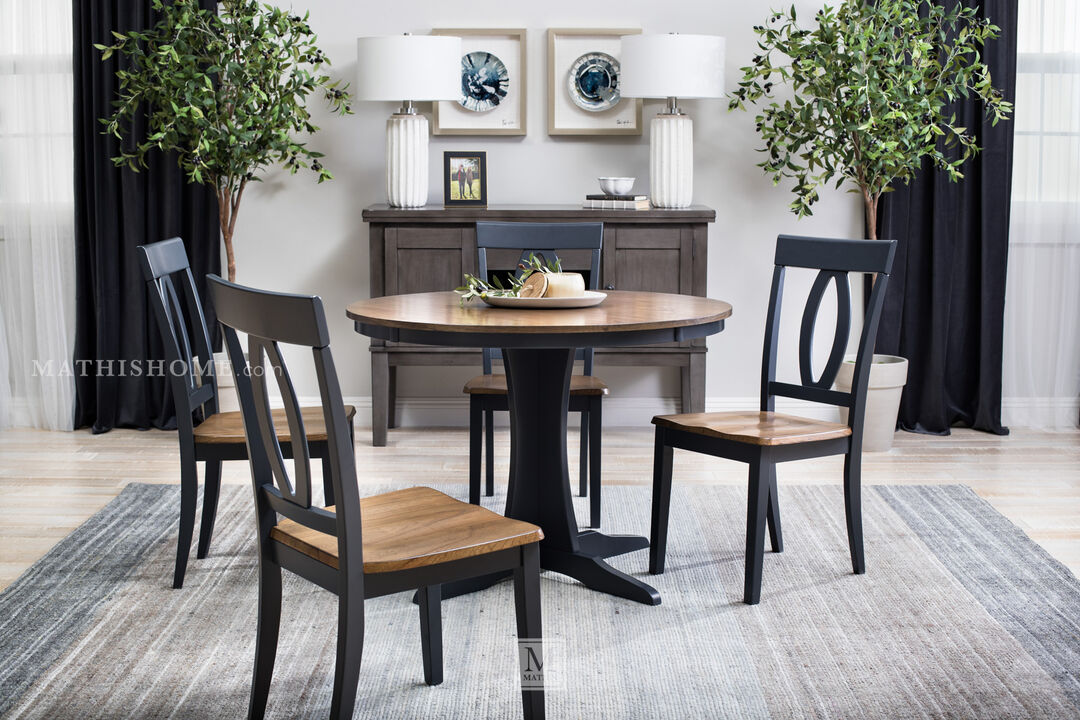 Small dining table set for 4