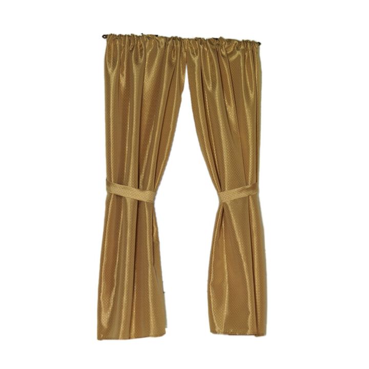 Carnation Home Fashions Home Decorative Lauren Diamond Piqued 100% Polyester Window Curtain