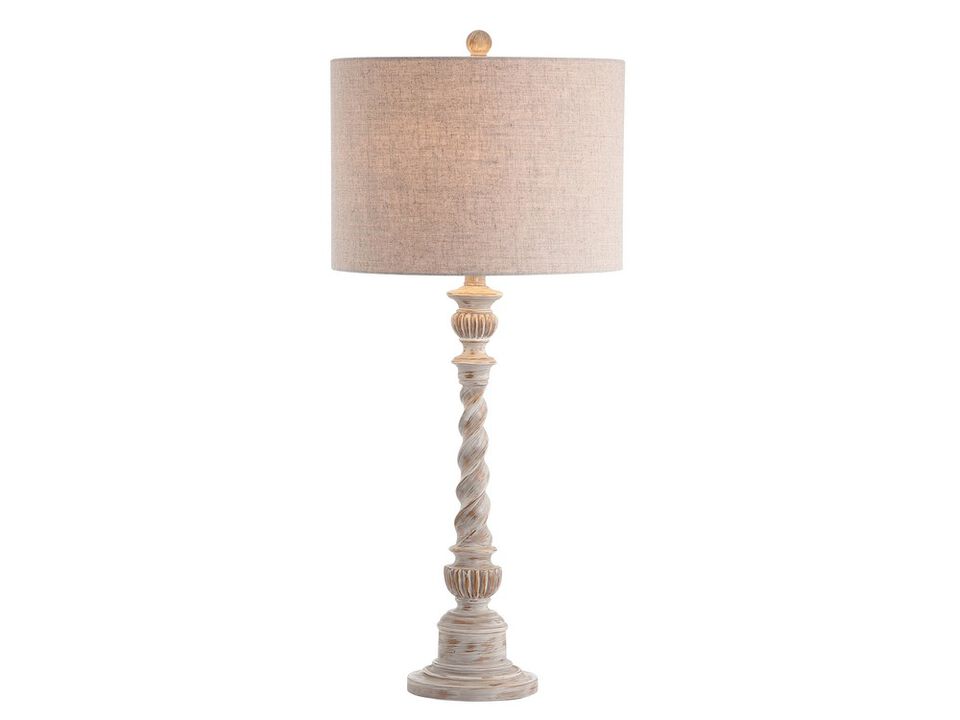 Regent Rustic Resin LED Table Lamp