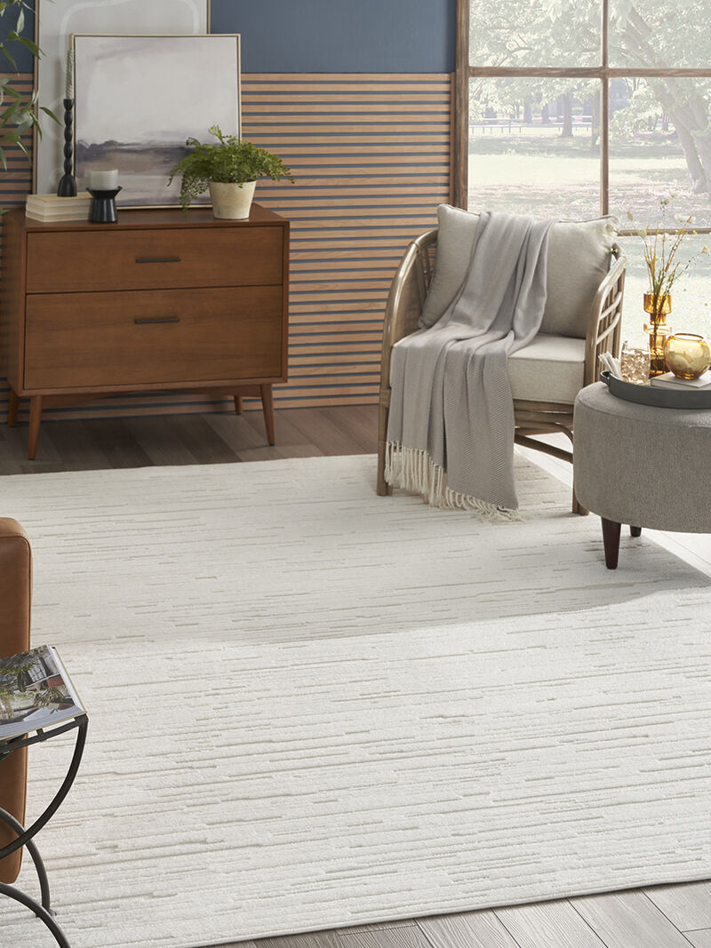 Care Free CAF04 Ivory 9'2" x 12' Rug