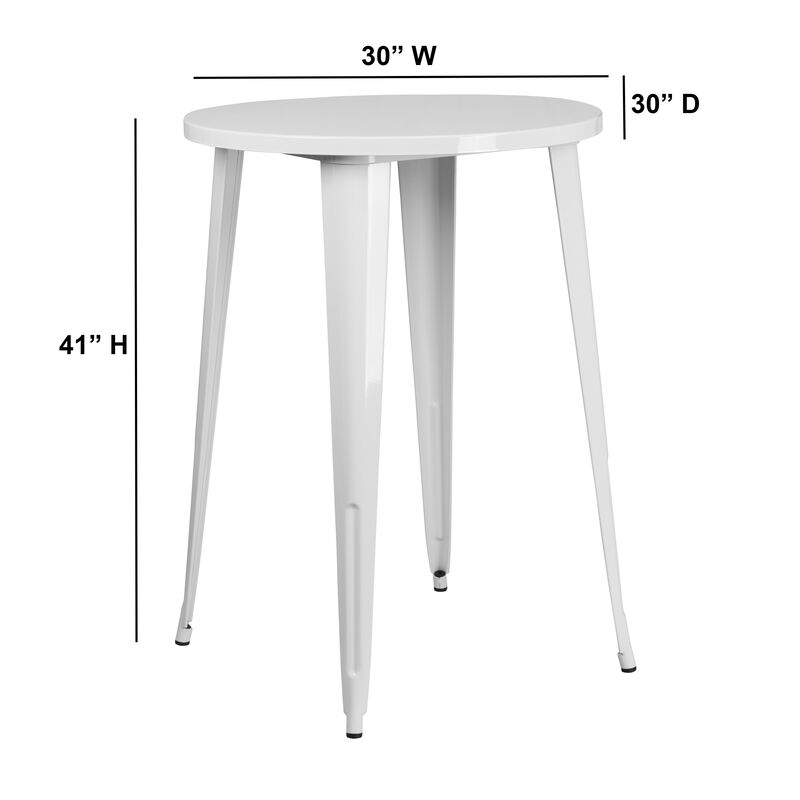 30RD  Metal Bar Table