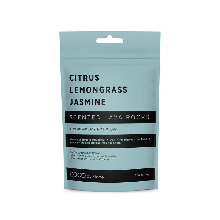 Scented Lava Rocks - Citrus, Lemongrass, Jasmine