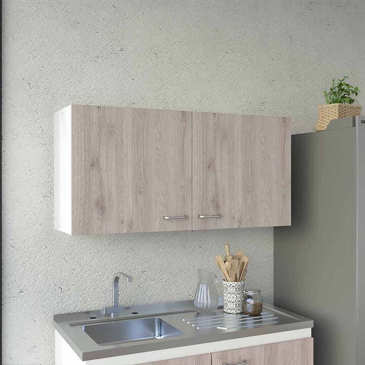 Wall Cabinet Toran, Kitchen, White / Light Gray