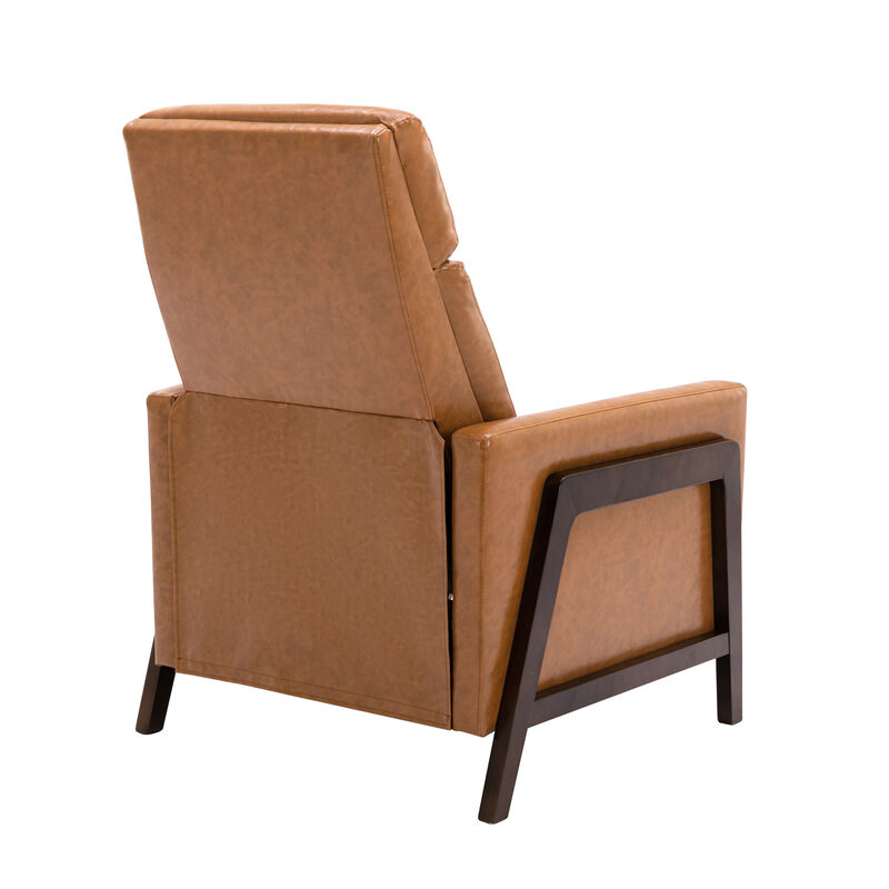 Merax Modern Upholstered Rocker Nursery Chair Plush Seating Glider Swivel Recliner Chair