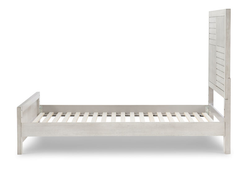 Summer Camp Panel Bed in White
