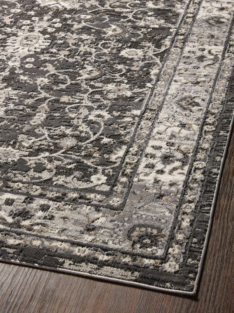 Estelle EST02 Charcoal/Grey 18" x 18" Sample Rug