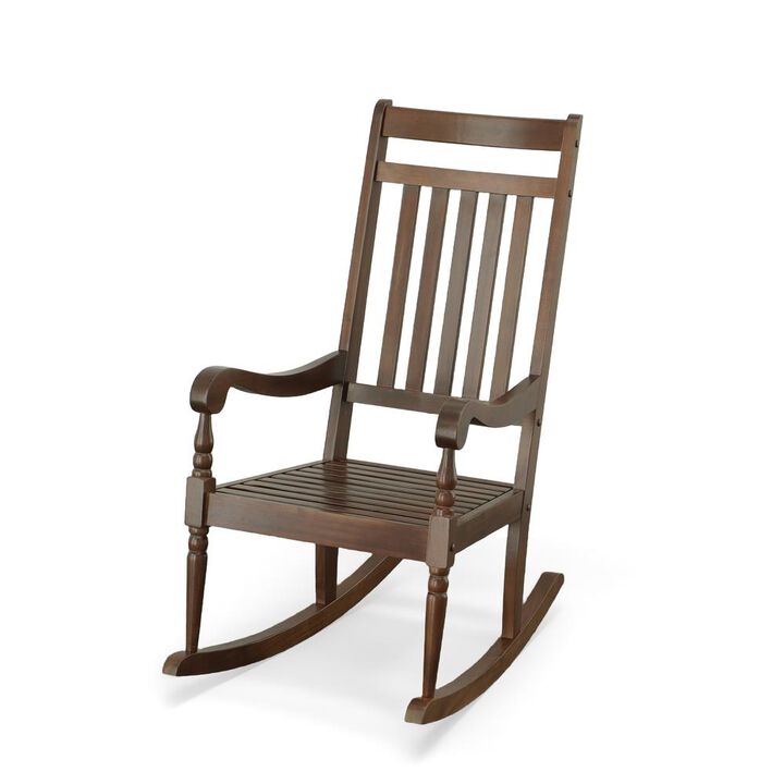 Carolina Living Belmont Outdoor Slat Rocker - Elm
