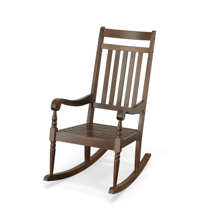 Carolina Living Belmont Outdoor Slat Rocker - Elm
