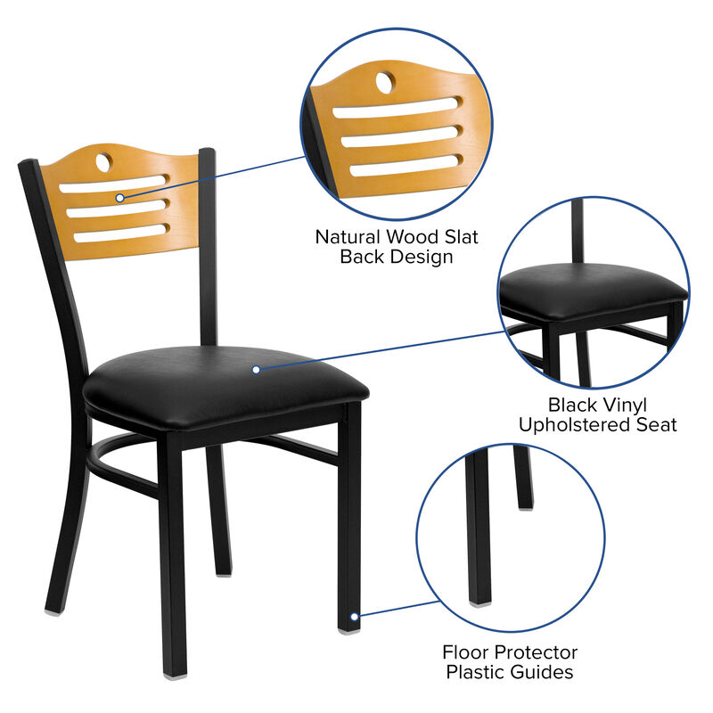 Metal Restaurant Chairs