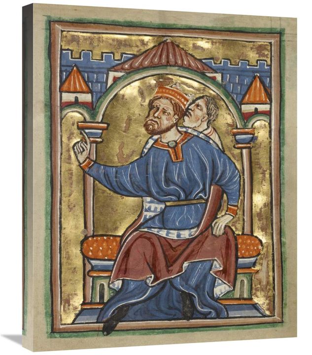 Herod Enthroned-Canvas Art-22x28