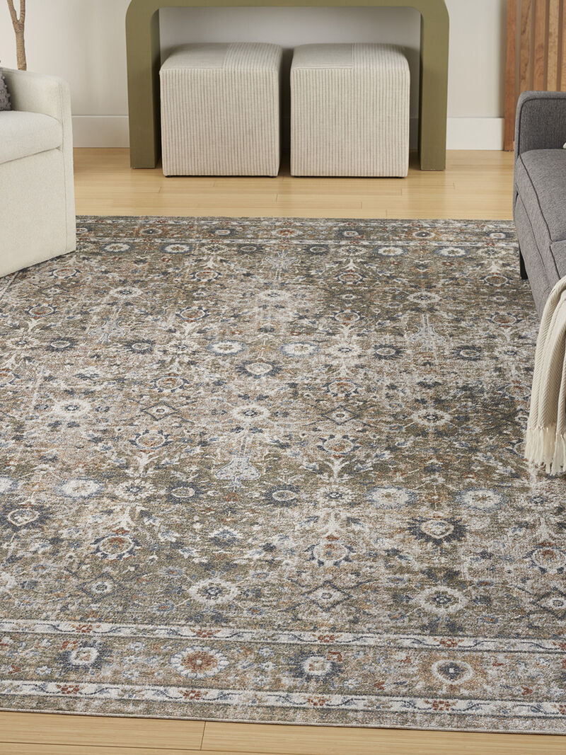 Astra Machine Washable ASW16 Gold Gray 7'10" x 10' Rug