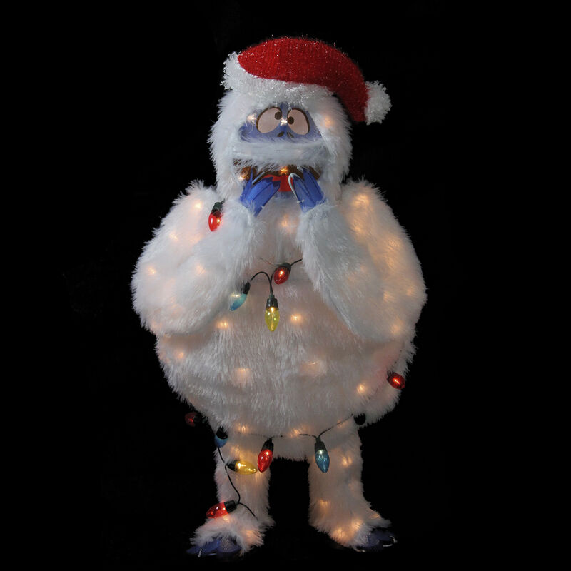49" Pre-Lit Bumble Christmas Outdoor Decoration - Multi Lights