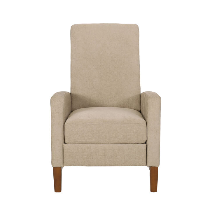 Merax Modern Wood Armchair Push Back Recliner