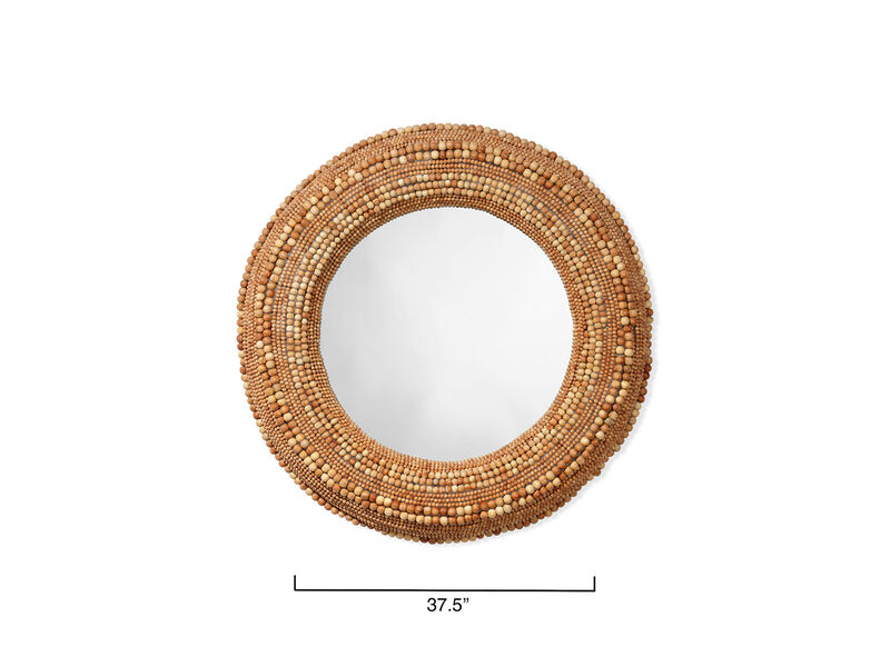 Strand Beaded Mirror