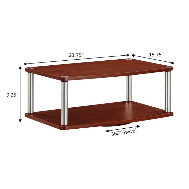 Convience Concept, Inc. Designs2Go Double Tier Swivel Riser for TVs up to 26 Inches