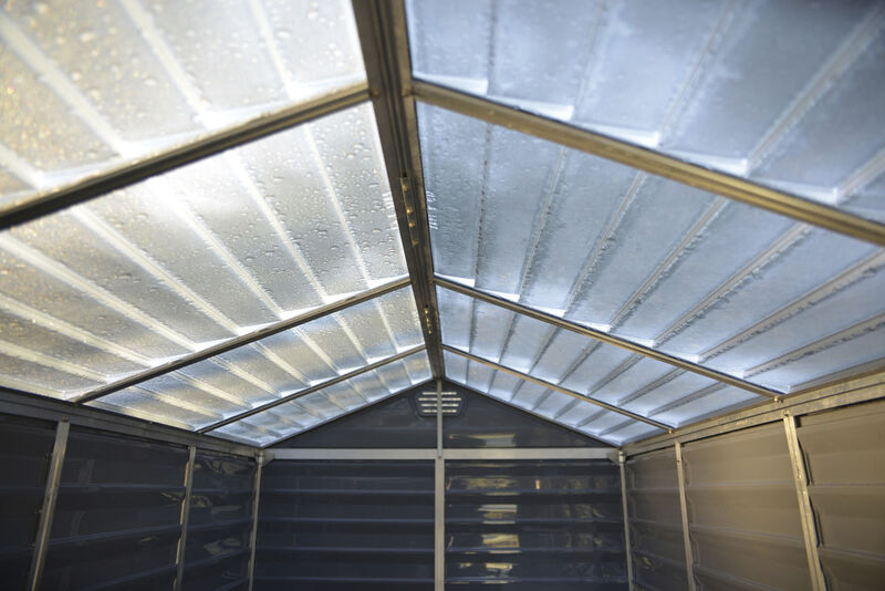 Palram - Canopia SkyLight 6' x 3' Shed - Gray