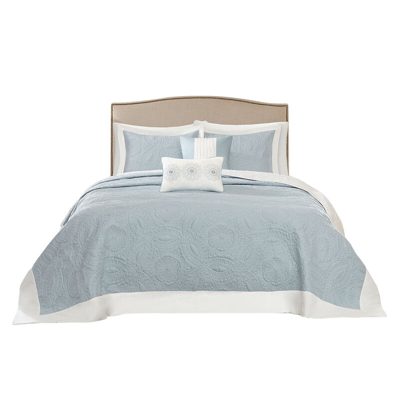 Gracie Mills Haywood 5-Piece Reversible Bedspread Set