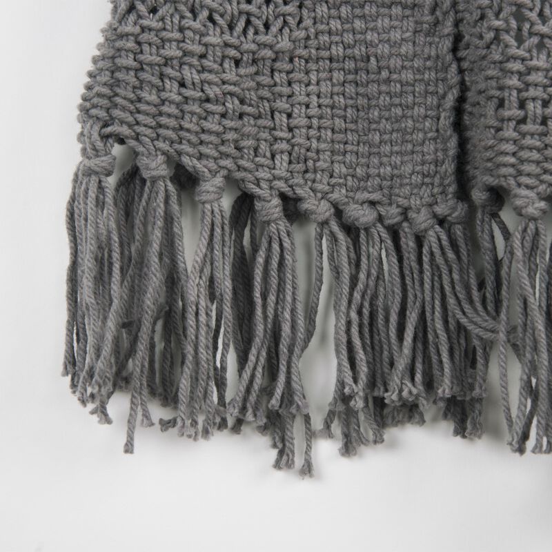 Gray 50" x 60" Throw Blanket