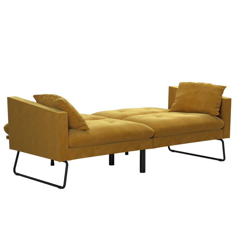 Neely Futon with Bolster Pillows