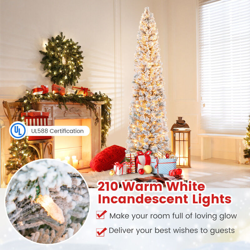 Artificial Christmas Tree for Holiday Décor, Pre-Lit & Realistic Pine Needles