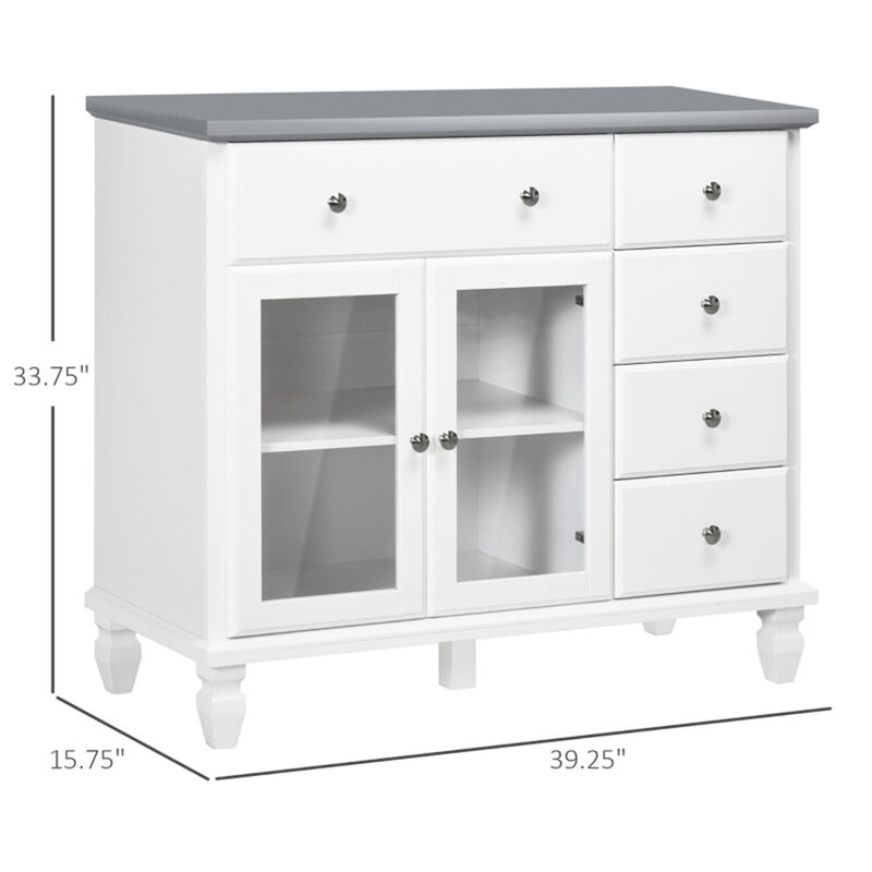 Multi-Purpose Sideboard Cabinet with Ample Storage for Kitchen Organization