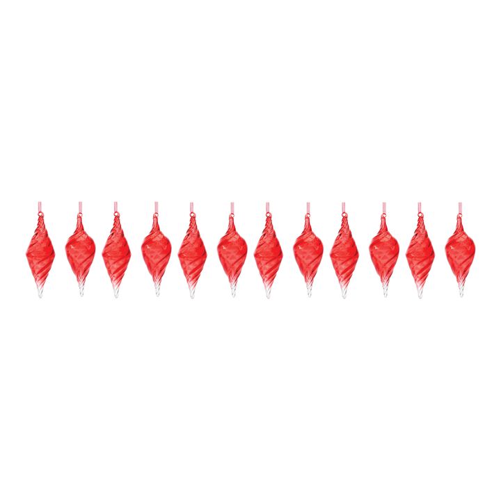 Holiday Ornament for Christmas Tree Decoration (Set of 12)