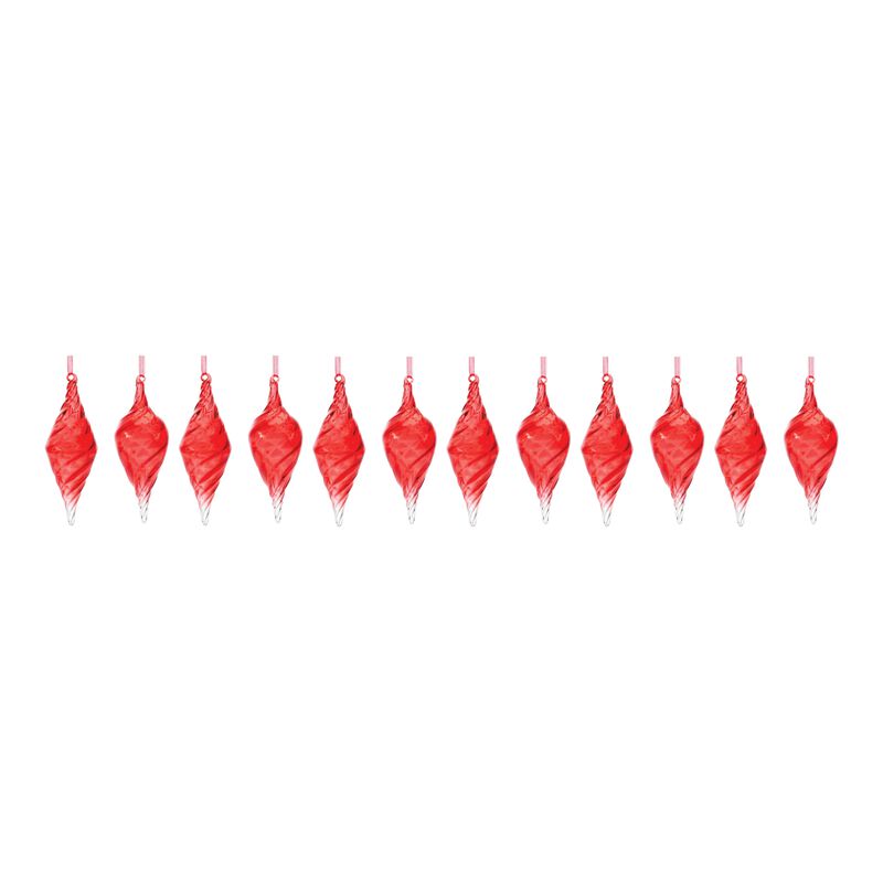 Holiday Ornament for Christmas Tree Decoration (Set of 12)