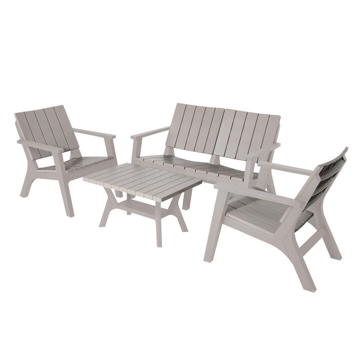 DUKAP 4 Piece Patio Sofa Seating Set