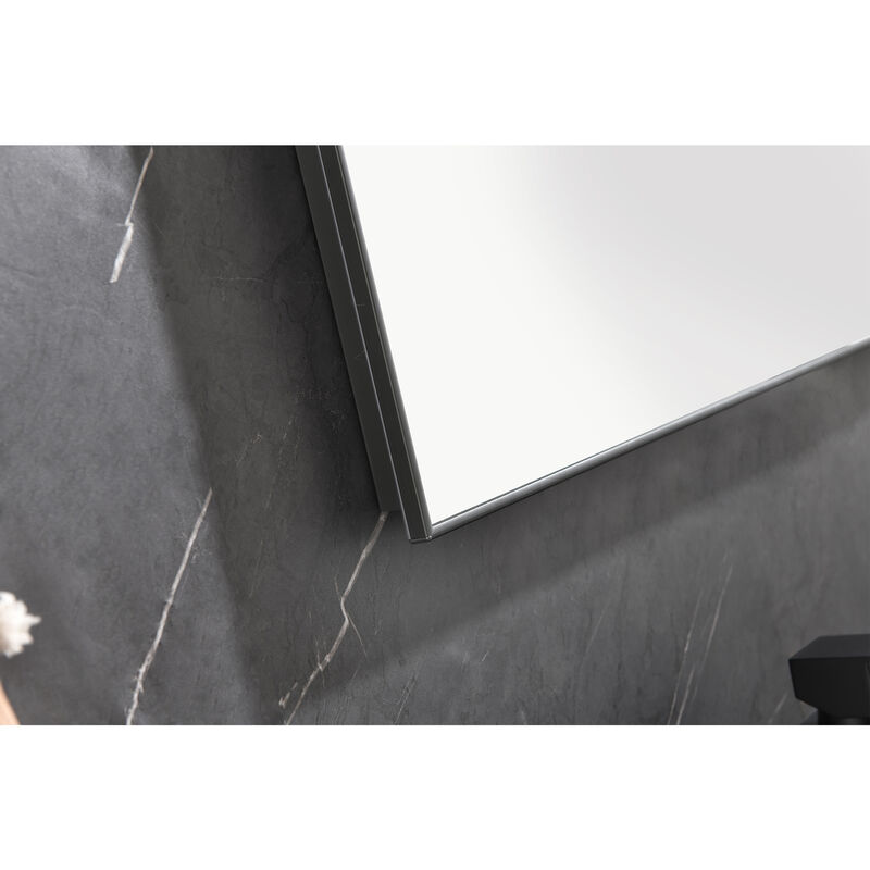 LED Backlit Bathroom Mirror Wall-Mounted Vanity Mirror with Smart Touch Button for Stylish Bathroom Lighting