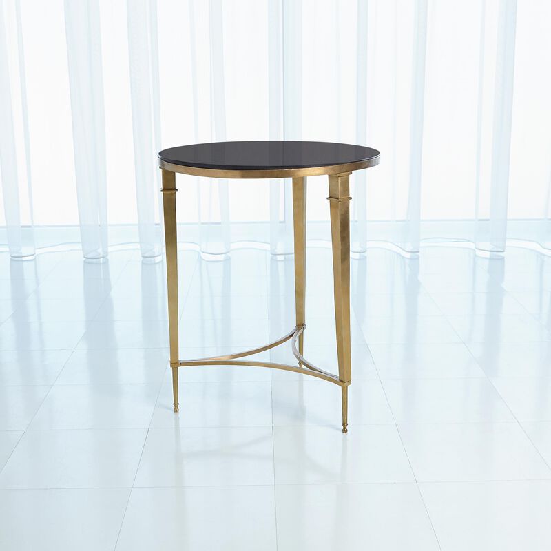 Round French Square Leg Table