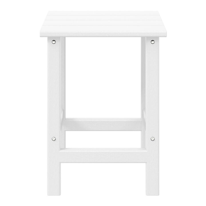 WestinTrends Westintrends 14" square outdoor Side table for Adirondack chair