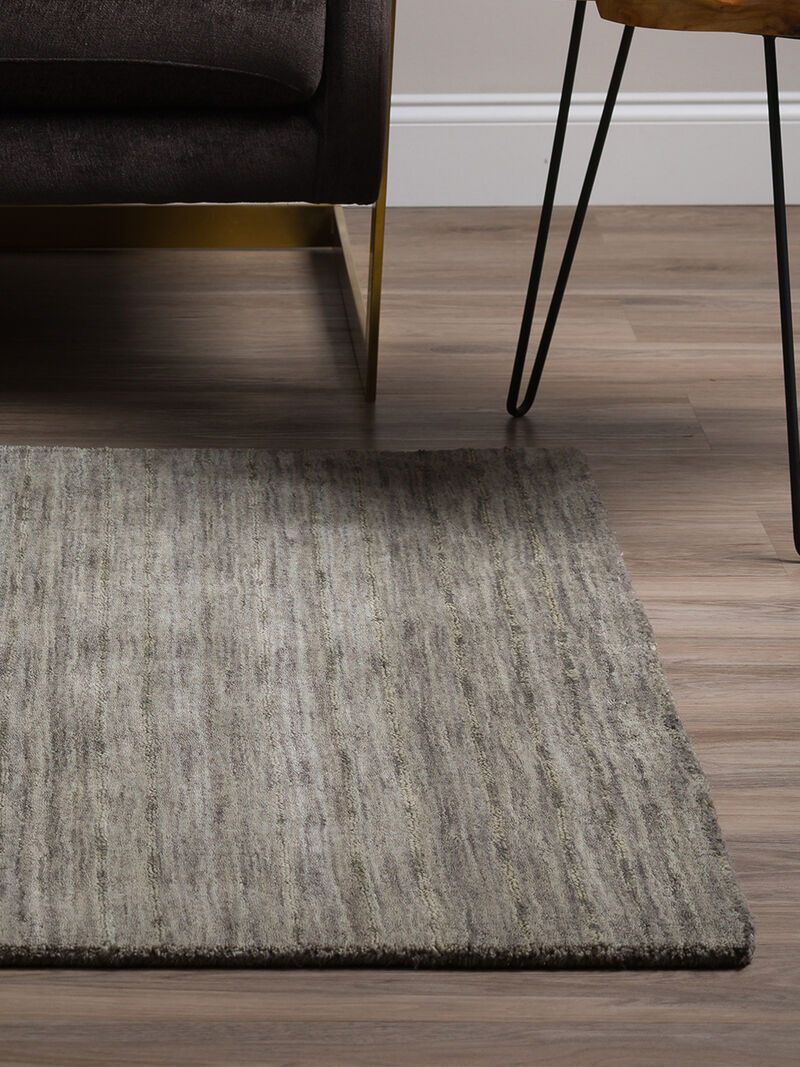 Rafia RF100 Charcoal 3'6" x 5'6" Rug