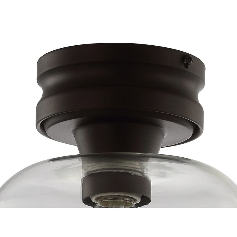 Domenic Metal/Glass LED Flush Mount
