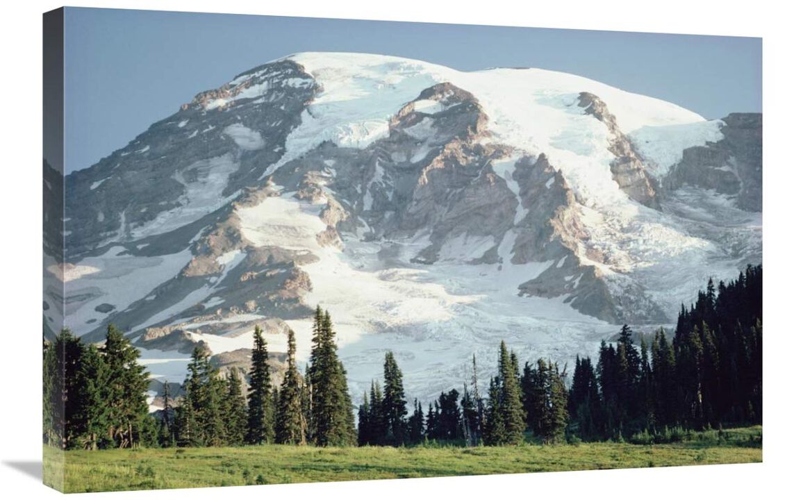 Mt Rainier, Cascade Mountains, Washington-Canvas Art-30x20