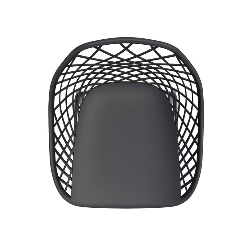 KURV® OUTDOOR & INDOOR HIGH-BACK COUNTER STOOL (Set of 2)