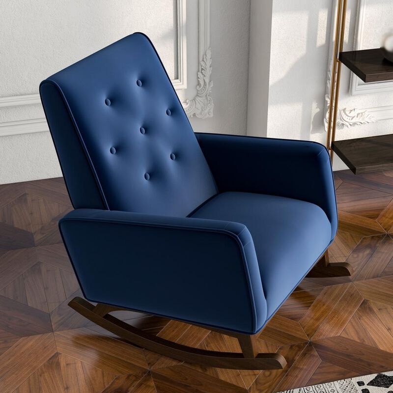 Ashcroft Furniture Co Demetrius Solid Wood Rocking Chair