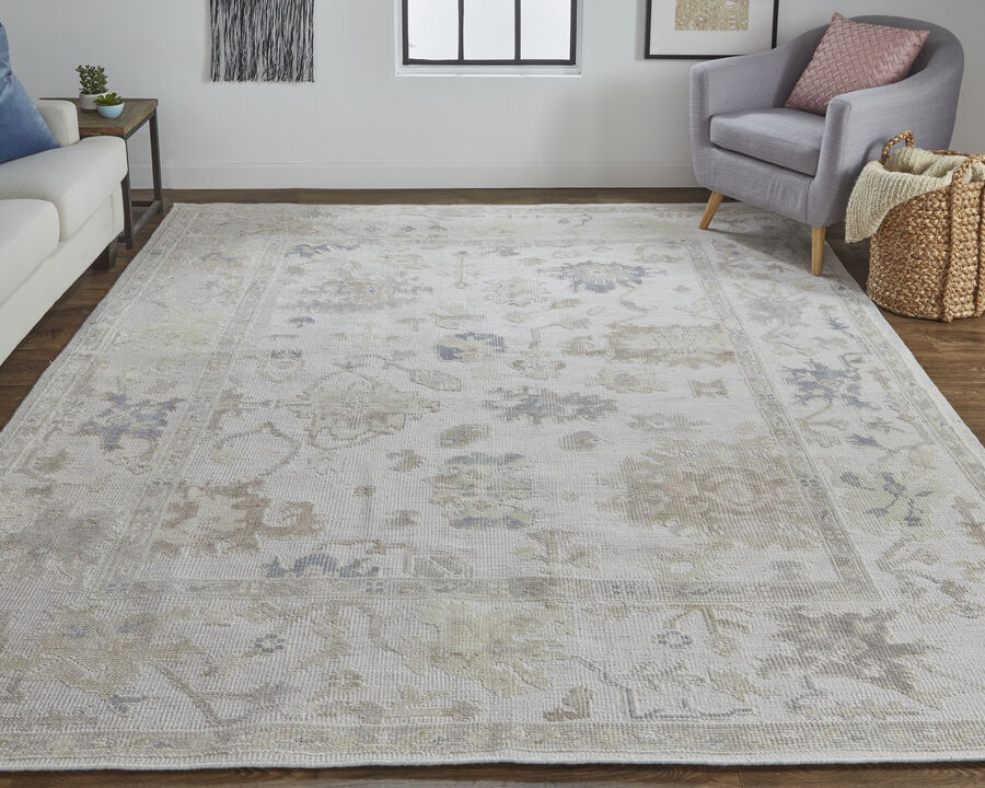 Wendover 6864F Tan/Ivory/Orange 2' x 3' Rug