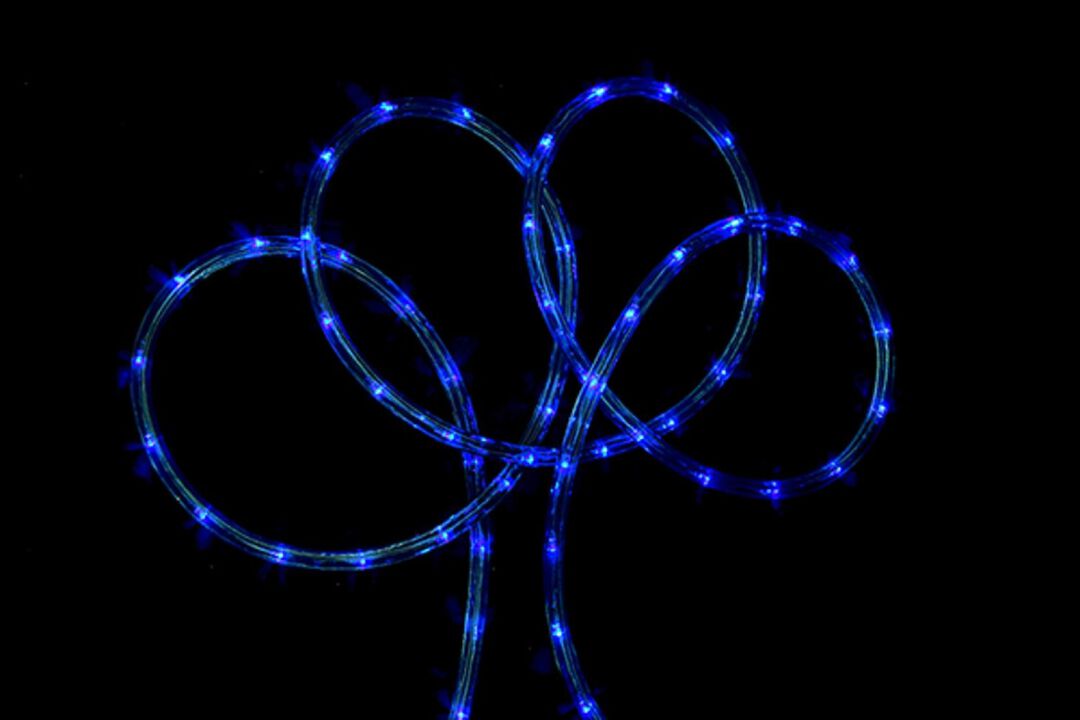 100' Blue Christmas Rope Lights