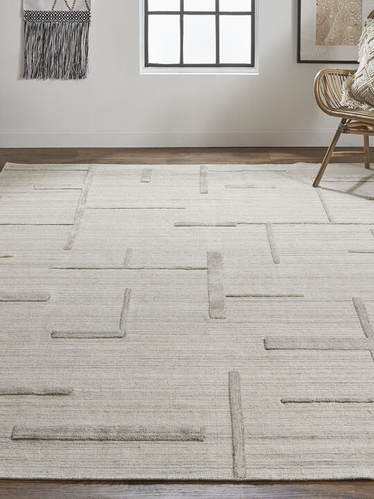 Longridge T8002 Ivory 10' x 14' Rug By Thom Filcia