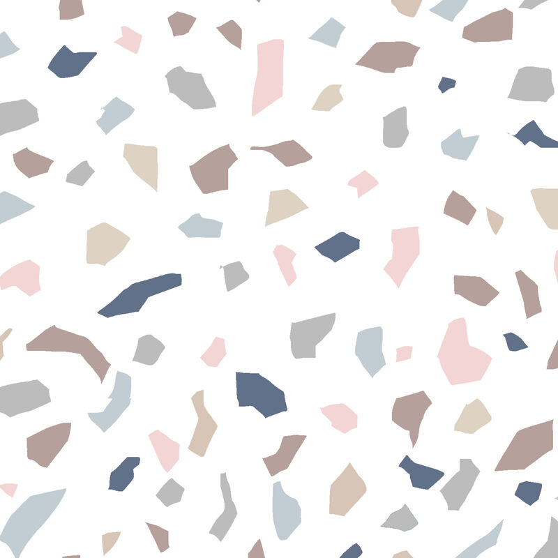 Lambs & Ivy Signature Terrazzo Abstract Organic Cotton Fitted Crib Sheet