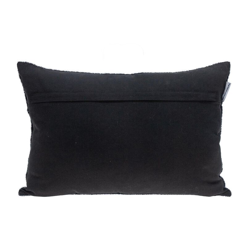 Hivvago Shimmering Metallic Blue Beaded Luxury Throw Pillow