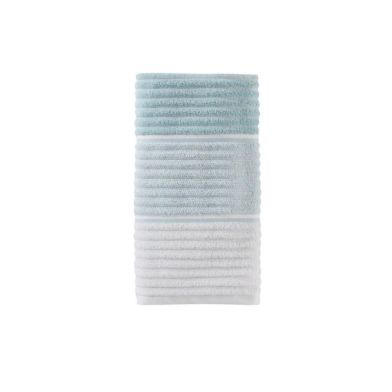 Saturday Knight Ltd Planet Ombre Woven Distinctive Bath Hand Towel Set - 2 Piece - 16x26", Aqua
