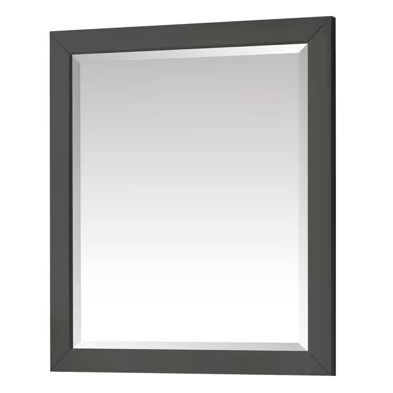 Modern Bathroom Wall Mirror with Durable Solid Wood Frame
