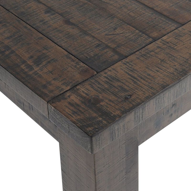 Jofran Willow Creek Distressed 78 Extension Solid Wood Counter Height Table
