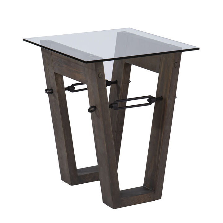 Remi Reclaimed Wood End Table