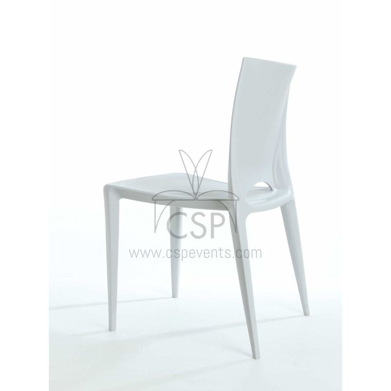 Commerical Seating Products Light Grey Crescent Dining Chairs