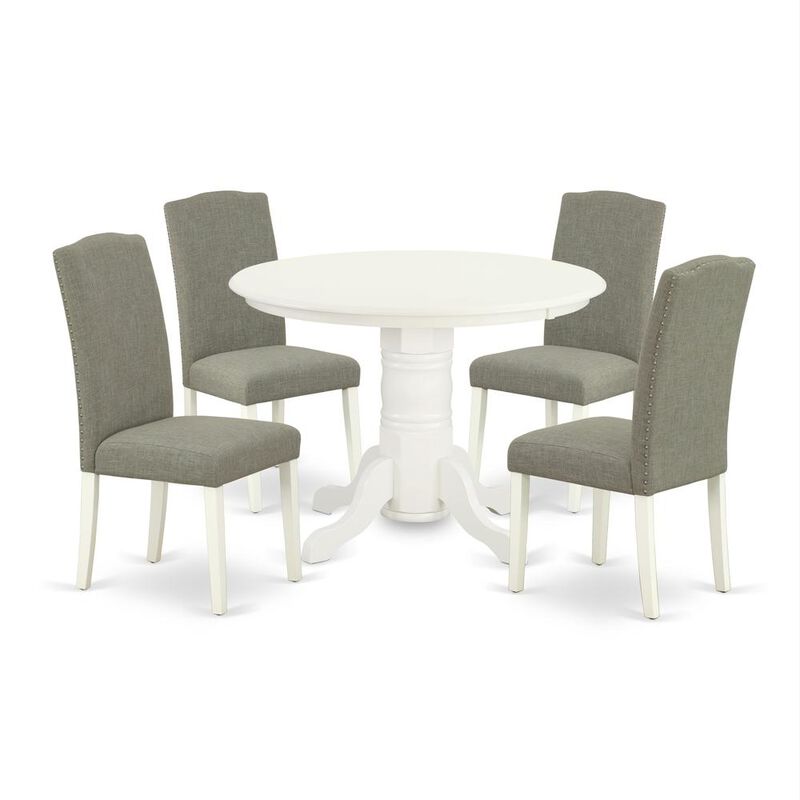 Dining Room Set Linen White
